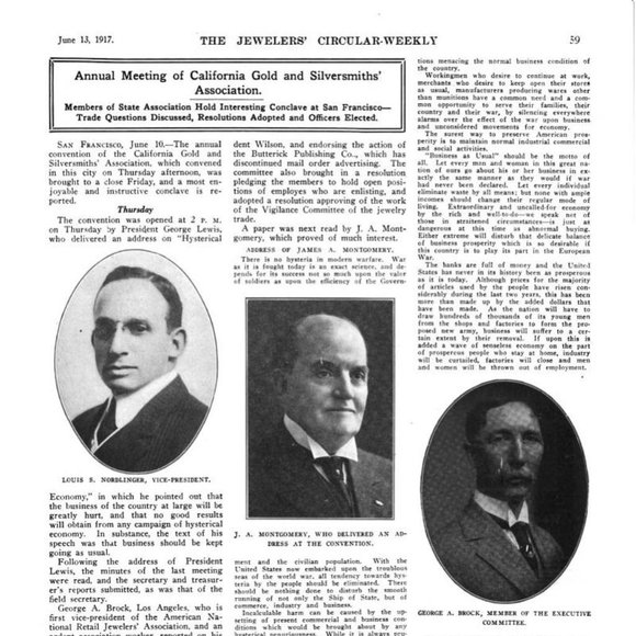 HP*** Rare Platinum Iridium Diamond Ring made in 1905 by C. J. Auger - Picture 6 of 7